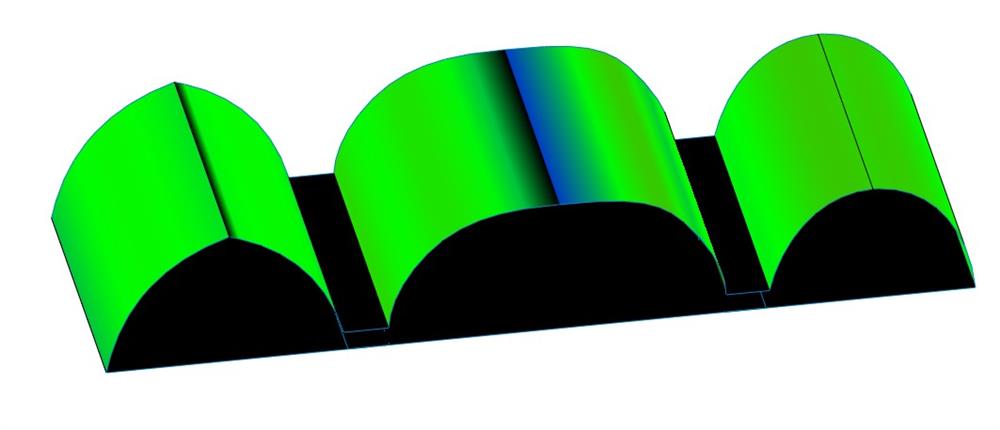 استفاده از ابزار Curvature بر رویسطوح